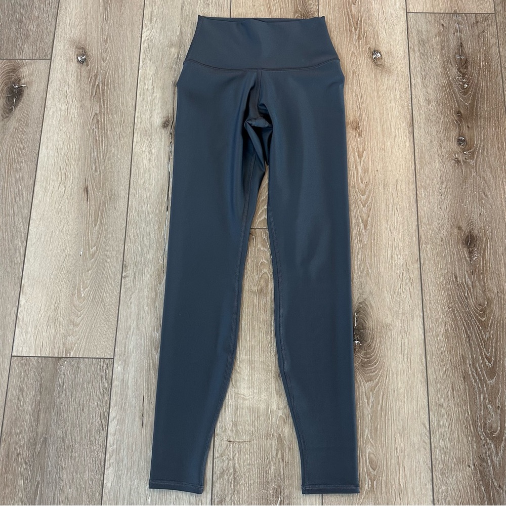 Alo Yoga High Waist Airlift Leggings Anthracite Dark Grey XXS Fall Alo Set